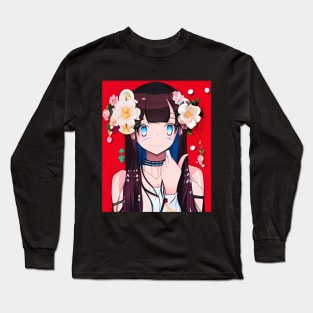 Anime Girl Waifu Japanese Aesthetic Kawaii Otaku Long Sleeve T-Shirt